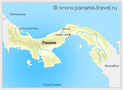 карта панамы